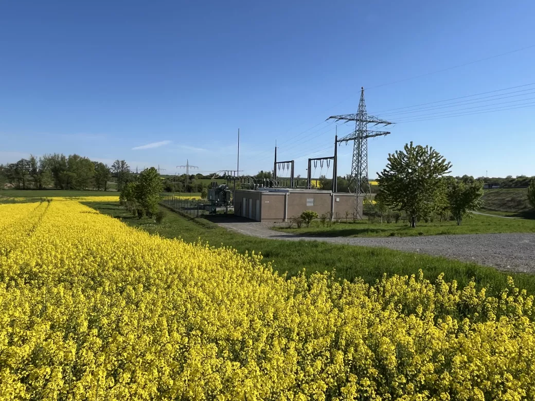 Standort Batteriespeicherprojekt von MND und Terrexx am UW Geldersheim Standort Batteriespeicherprojekt von MND und Terrexx am UW Geldersheim